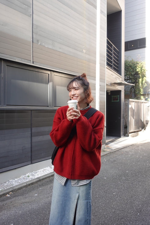 ベーシックルーズニット